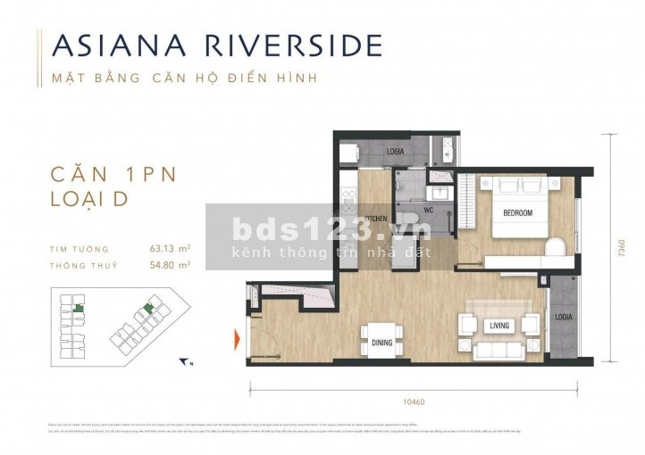 Mở bán dự án căn hộ cao cấp Asiana Riverside Quận 7, view 3 mặt sông thoáng mát