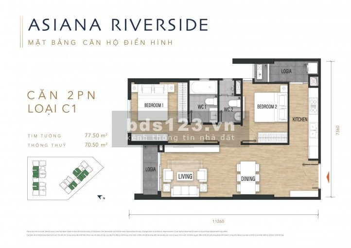 Mở bán dự án căn hộ cao cấp Asiana Riverside Quận 7, view 3 mặt sông thoáng mát