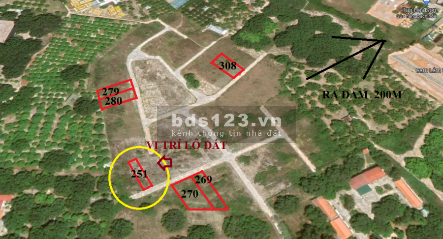 Bán đất nền Cam Hải Tây diện tích sử dụng 209m2, gia bán chỉ 17 triệu/m2, đầu tư sinh lời
