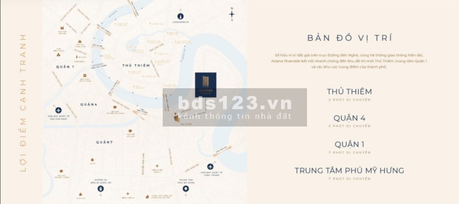 Mở bán dự án căn hộ cao cấp Asiana Riverside Quận 7, view 3 mặt sông thoáng mát