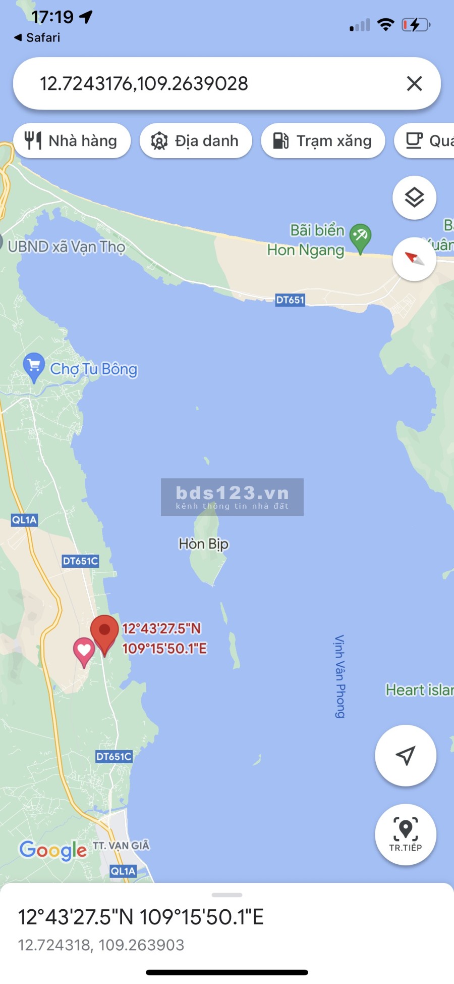 Bán 2 lô Mặt Tiền Nguyễn Huệ đặc khu Bắc Vân Phong xã Vạn Thắng huyện Vạn Ninh, Khánh Hoà