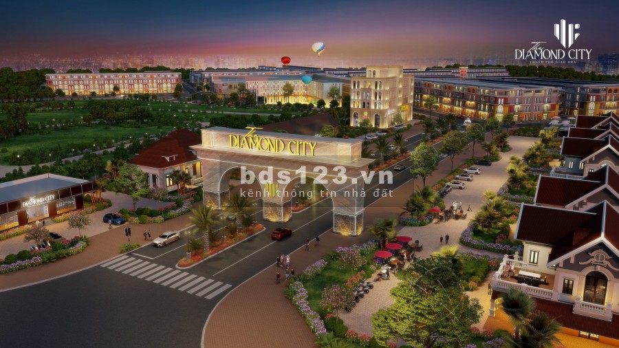 Bán đất nền dự án The Diamond City khu dân cư Quốc Linh Long An, giá tốt đầu tư sinh lời