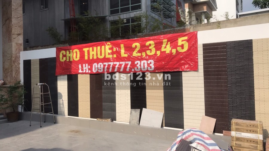 Cho Thuê Lầu 2,3,4 + Sân thượng tại 92 Xuân Thuỷ. Giá rẻ nhất thị trường, tiện ích đủ