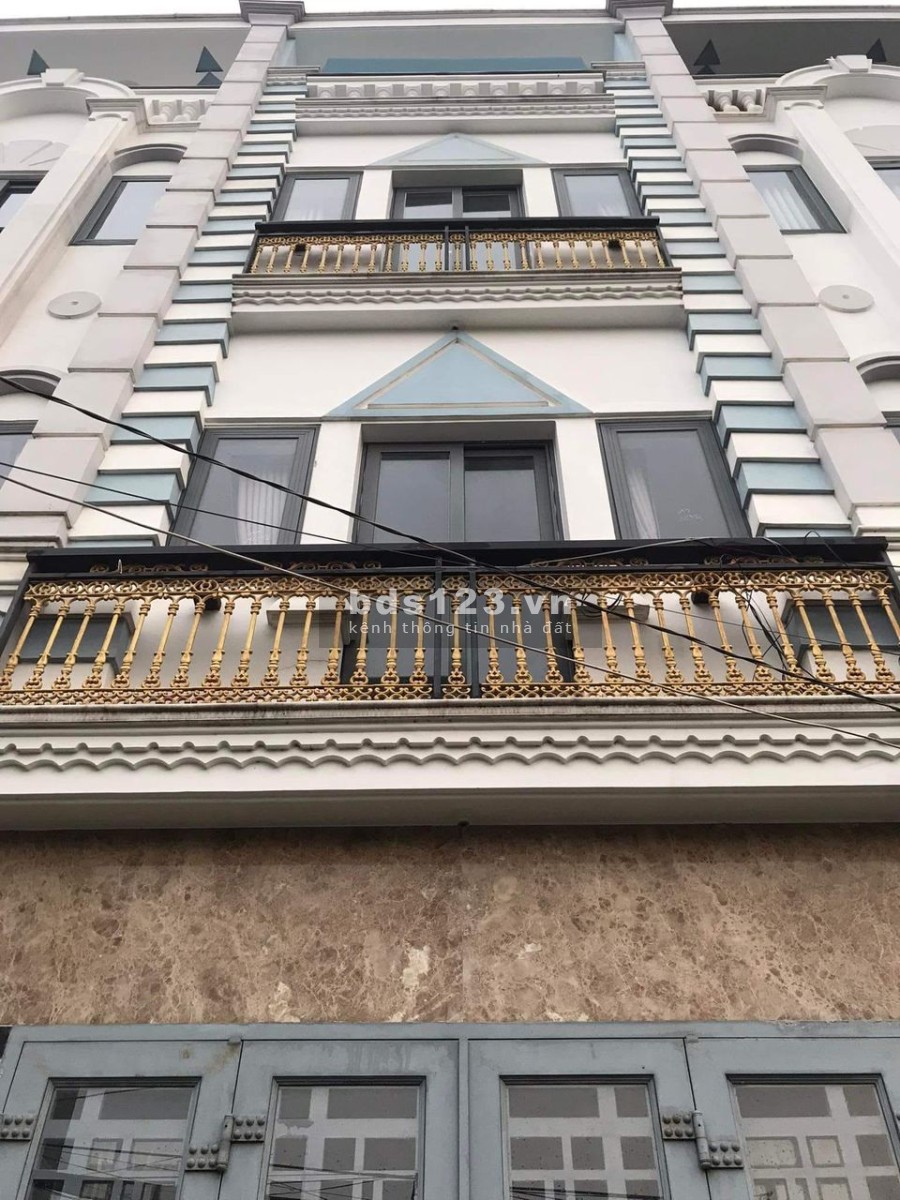 Bán nhà nguyên căn 4 tầng 5 phòng ngủ 48M2 giá chỉ 4,35 tỷ Phường 16 Quận 8