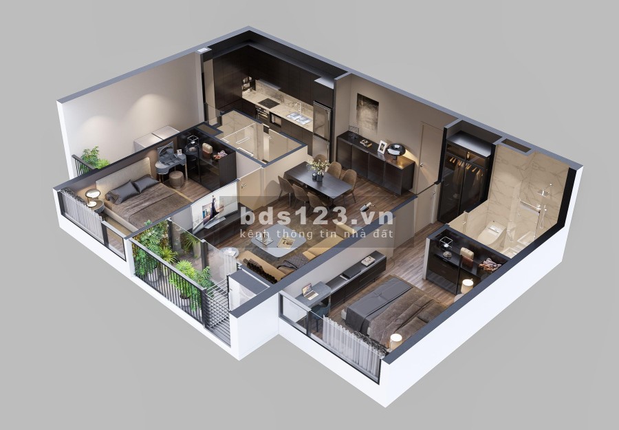 Tậu ngay căn hộ 2PN hạng sang đối diện resort Furama - The Sang Residence