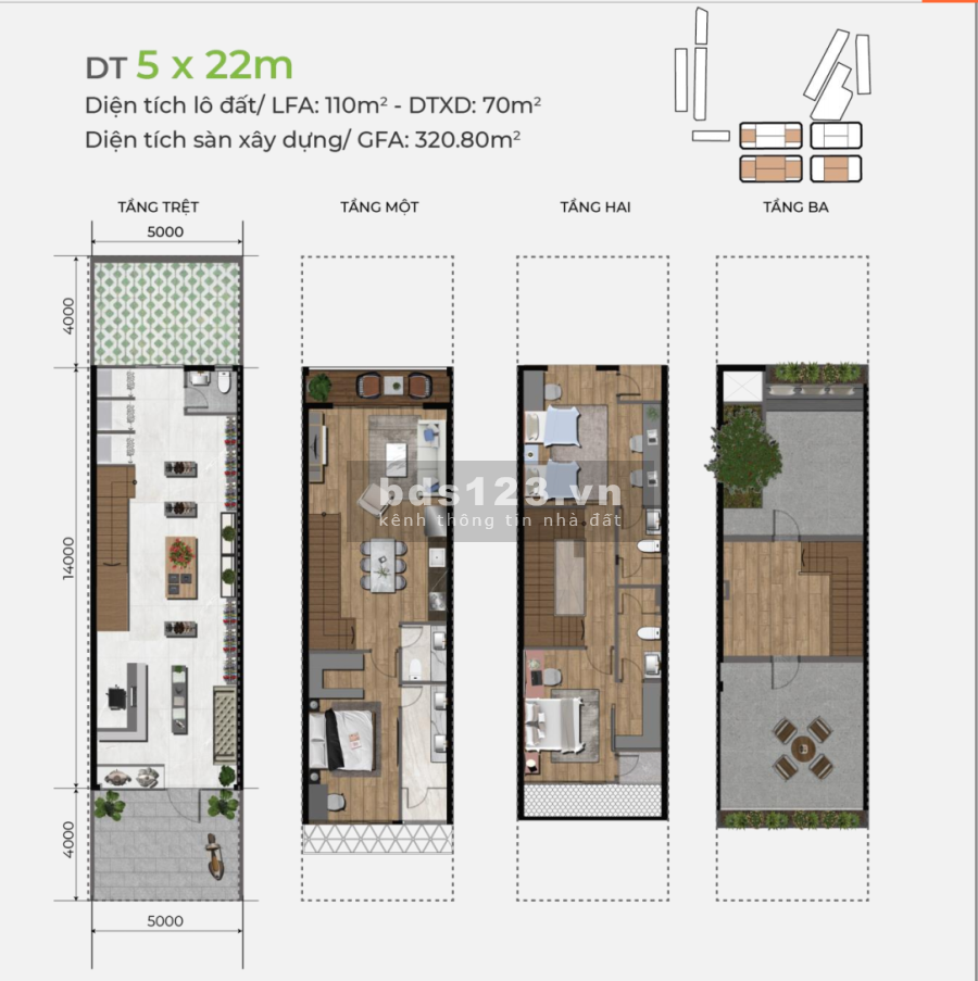 Làng sinh thái Tây Sài Gòn, Green Center, giá bán 3 tỷ, pháp lý đầy đủ, bàn giao ngay