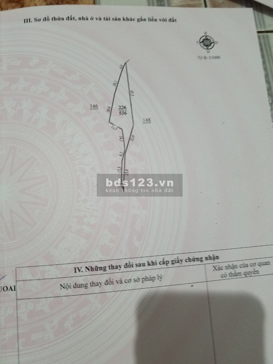 Cần bán 40.000m2 đất vườn dưới triền trên bằng sổ đỏ chính chủ, đường vào rộng