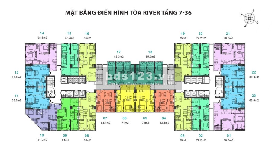2 phòng ngủ 63m2 Eurowindow River Park giá chỉ 1.8x tỷ liên hệ 0982.706.222