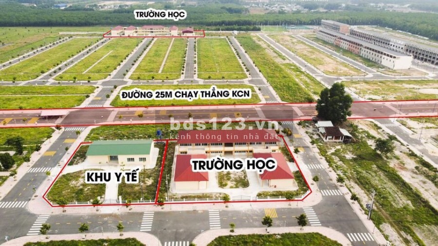 Đất nền dự án khu đô thị Lai Uyên Bàu Bàng, sổ đỏ từng nền, sở hữu lâu dài