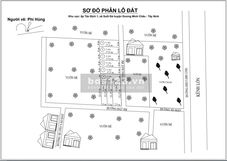 Sĩ 6 lô Suối Đá Dương Minh Châu giá hạt dẻ, pháp lý chính chủ, bàn giao ngay