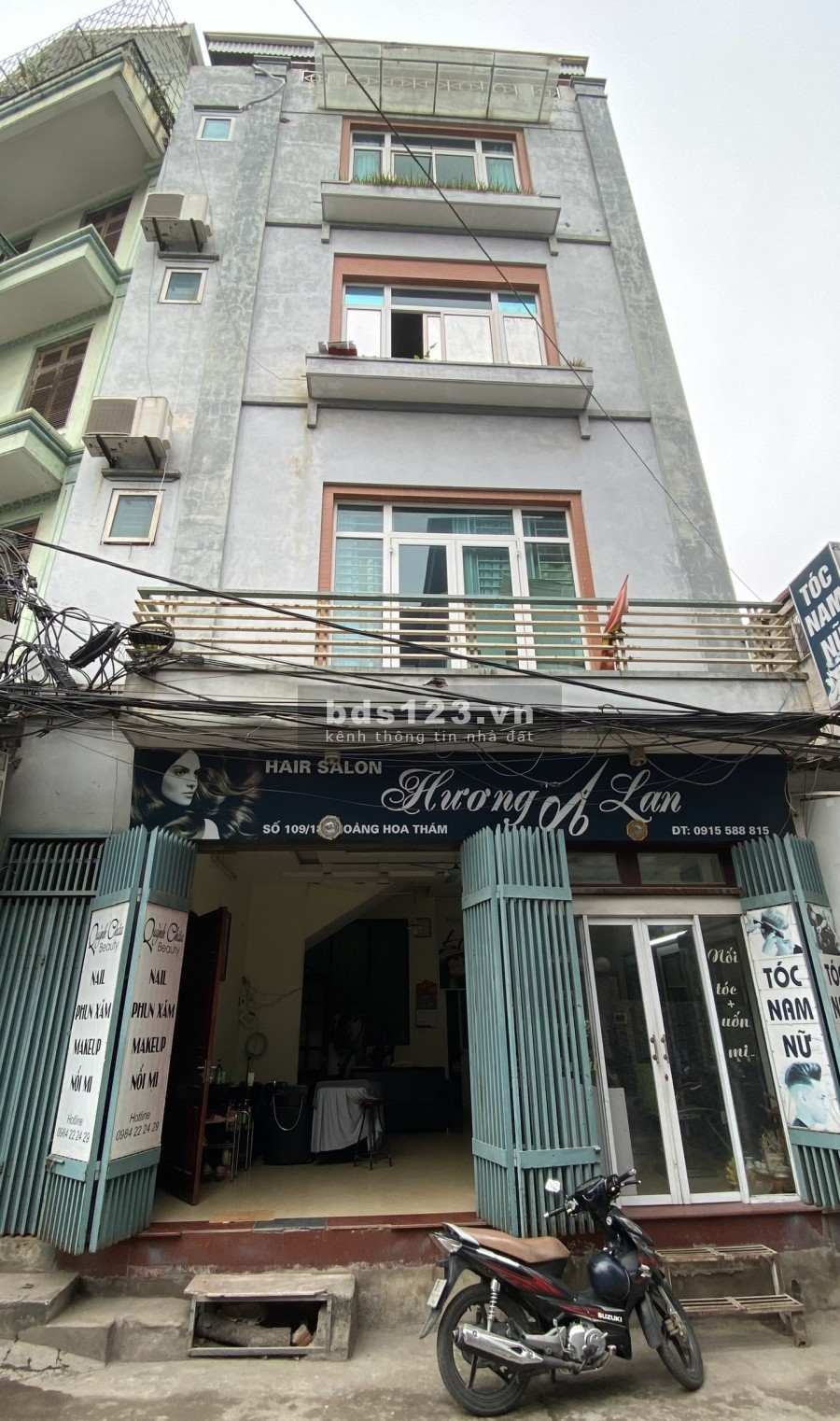 Cho thuê nhà riêng tại ngõ 189 Hoàng Hoa Thám, DT 85m2x4,5 tầng