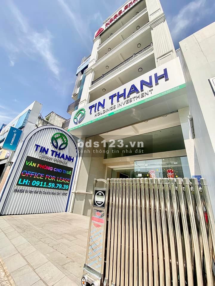 Cho thuê văn phòng mới tại Võ Văn Kiệt Quận 1 mới 100% toà nhà Tín Thành, giá tốt