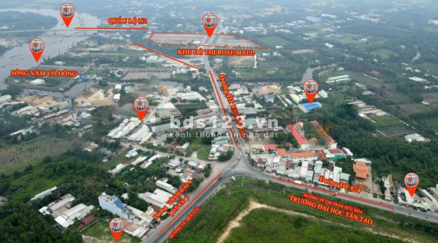 Khu đô thị kế sông, mặt tiền đường Quốc Lộ, giá chỉ 1ty500, thanh toán linh hoạt