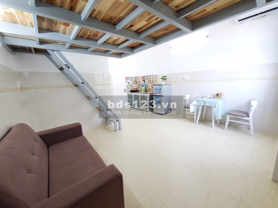 Căn hộ gác lửng 30m2 full NT gần đại học CÔNG NGHIỆP đường Thống Nhất Quận Gò Vấp