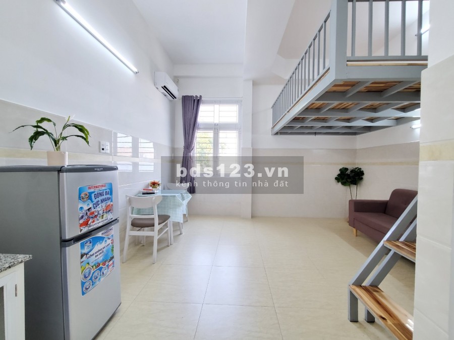 Căn hộ gác lửng 30m2 full NT gần đại học CÔNG NGHIỆP đường Thống Nhất Quận Gò Vấp
