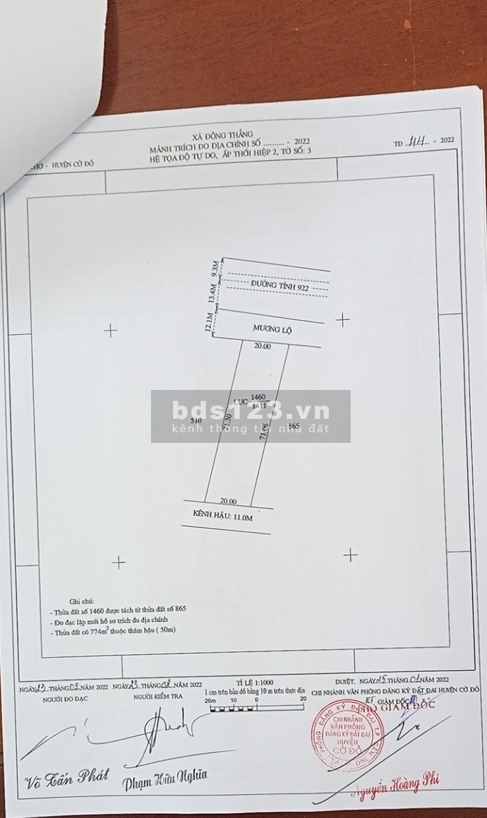 Đất nền 1680m2 mặt tiền Cờ Đỏ, Cần Thơ. Quy hoạch Full Thổ cư.