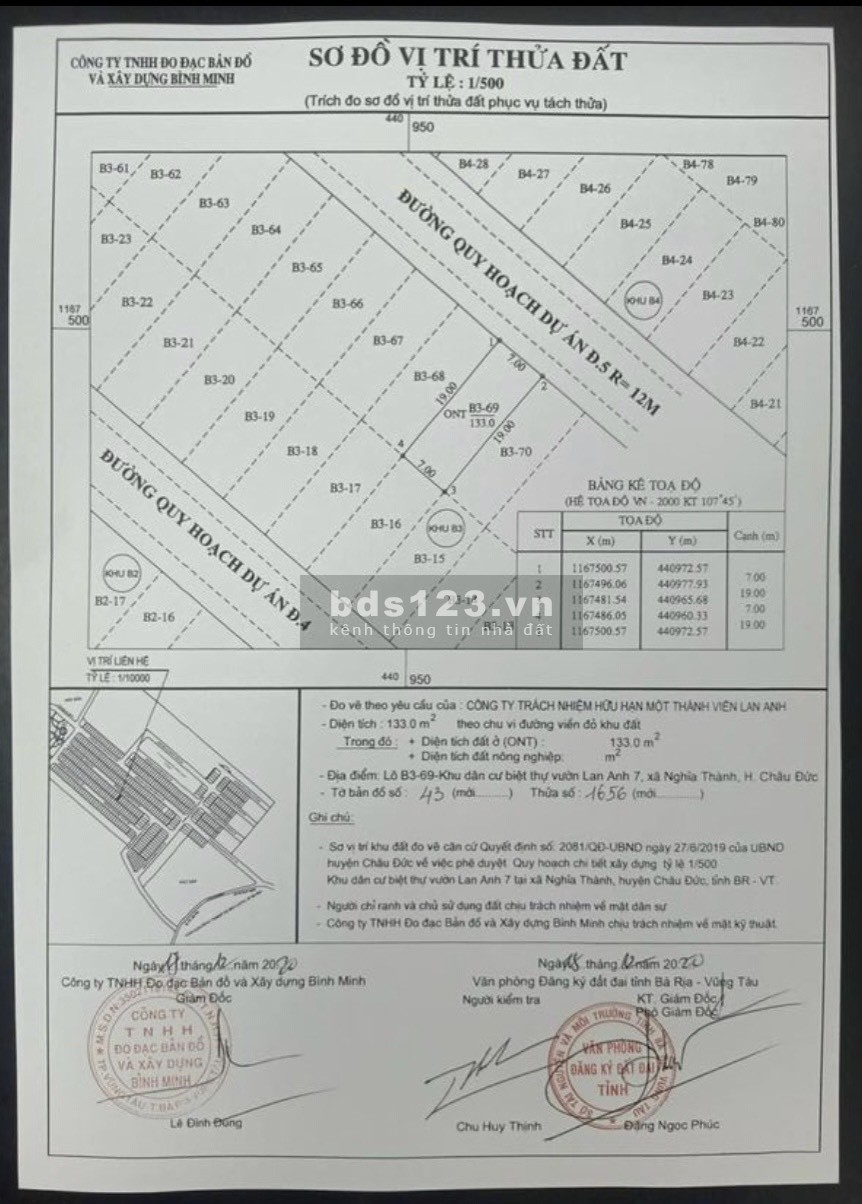 Bán đất nền sổ đỏ khu công nghiệp Bà Rịa, Vũng Tàu, pháp lý chính chủ, giá đầu tư sinh lời