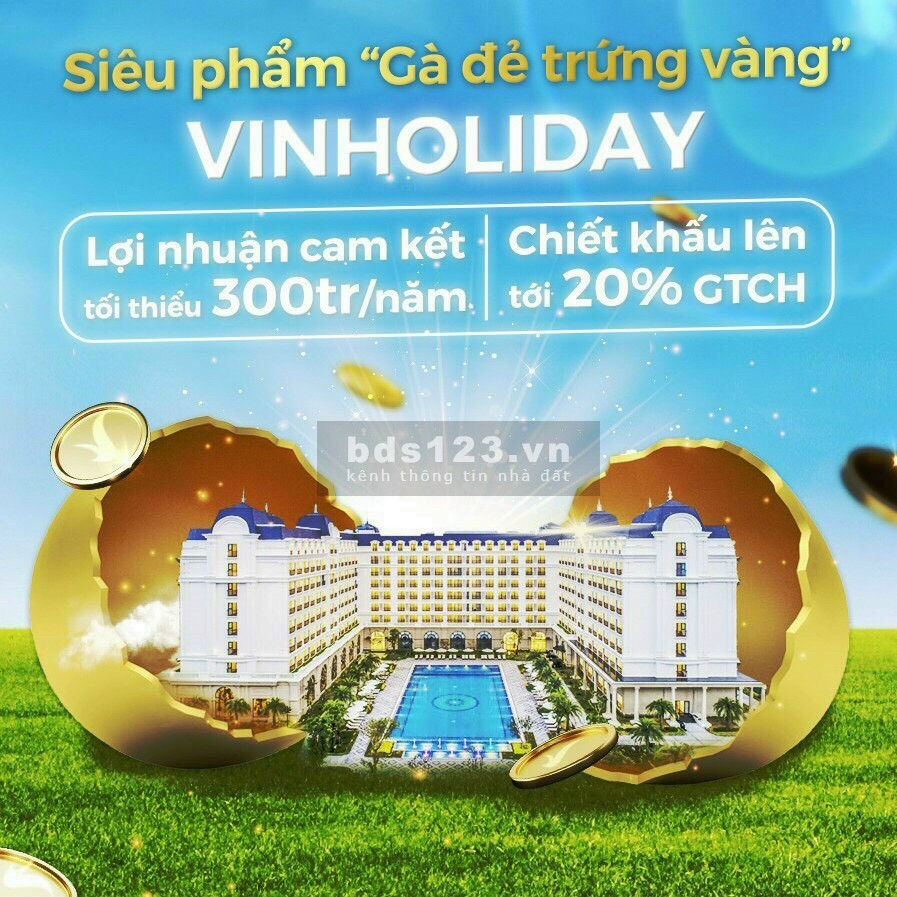 Dự án Vinholidays Grand World Phú Quốc, hỗ trợ vay ngân hàng tới 70%, pháp lý đủ
