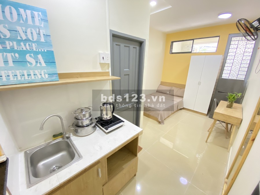 Căn hộ dịch vụ full nội thất ở Phạm Viết Chánh, nay trung tâm, tiện ích đầy đủ, giá tốt
