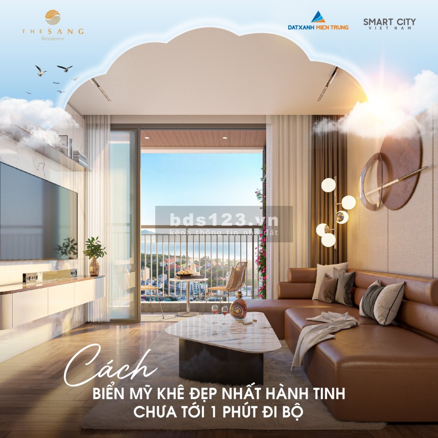 Chỉ 1,2 tỷ (30%), sở hữu ngay căn hộ view biển trung tâm TP Đà Nẵng