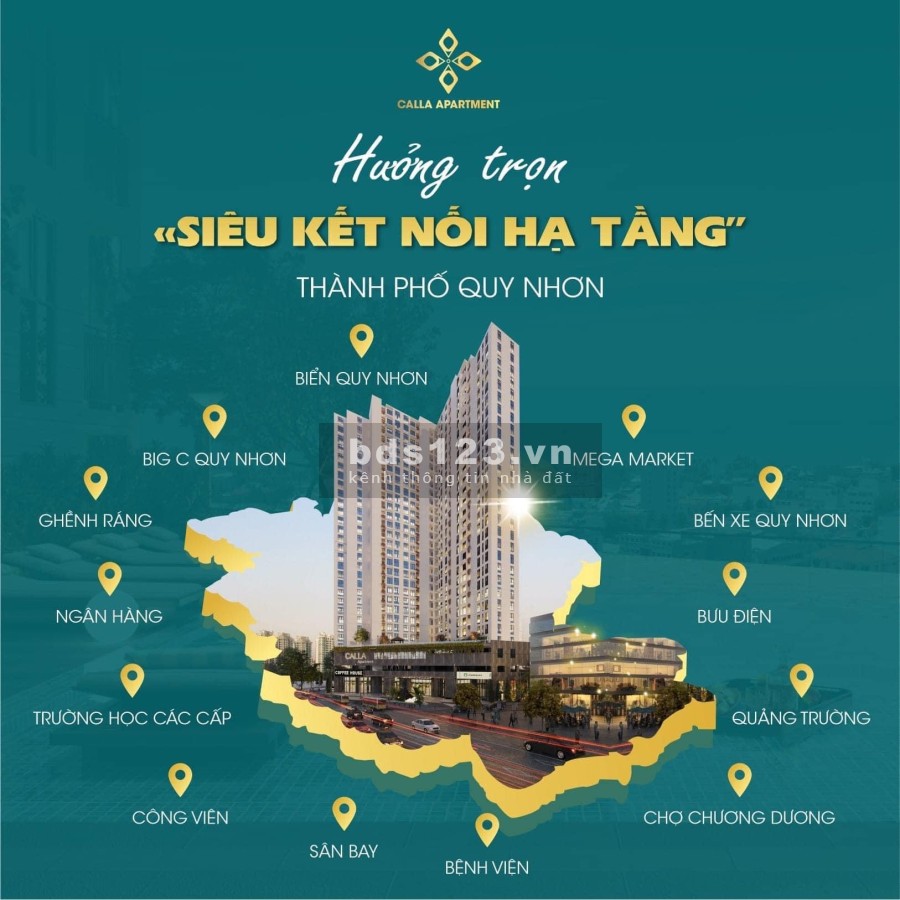 Dự án chung cư sau lưng Big C Quy Nhơn nhận booking, giá đầu tư sinh lời, pháp lý đủ