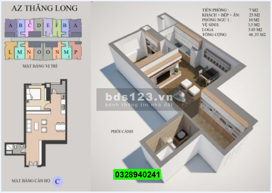 Gia đình cần nhượng lại căn hộ 2PN xuất ngoại giao chung cư THT new city Hoài Đức
