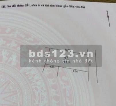 Bán đất tặng nhà 2 tầng đúc, đường rộng 10m, đất 73m, giá bán chỉ 3.7 tỷ, khu an ninh