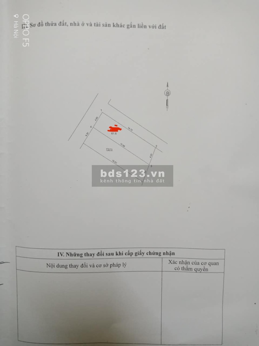 Cần bán 61m2 lô góc ô tô tránh mảnh đất Đào Xuyên, Xã Đa Tốn, Gia Lâm, Hà Nội.