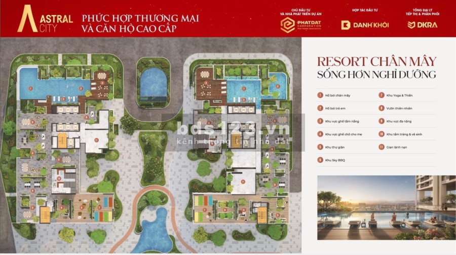 Chỉ 2 tỷ sở hữu CH Astral City - Dự án cao cấp 5* có tiện ích bất tận. 0918712885 TPKD