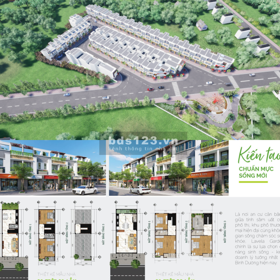 Nhà phố Lavela Gardenn Bình Chuẩn, giá tốt đầu tư sinh lời, hổ trợ lãi đến hết năm 2022