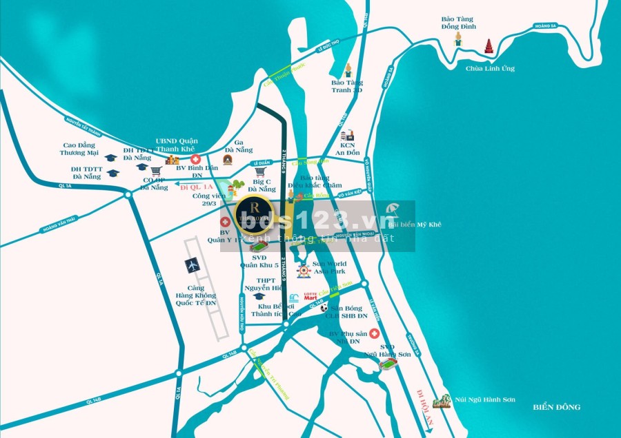 The Royal Da Nang, Căn Hộ Cao Cấp Bên Bờ Sông Hàn, sổ hồng từng căn, sở hữu lâu dài