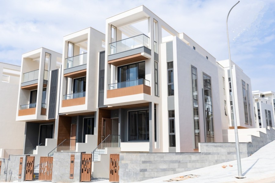 Bán ấp nhà phố mặt tiền Võ Nguyên Giáp 1 hầm 1 trệt 2 lầu đúc, diện tích 110m2 giá đầu tư