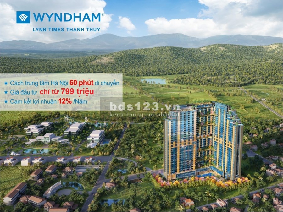 Khu nghỉ dưỡng khoáng nóng 5 sao Wyndham Thanh Thủy giá gốc từ chủ đầu tư báo giá 0921408999