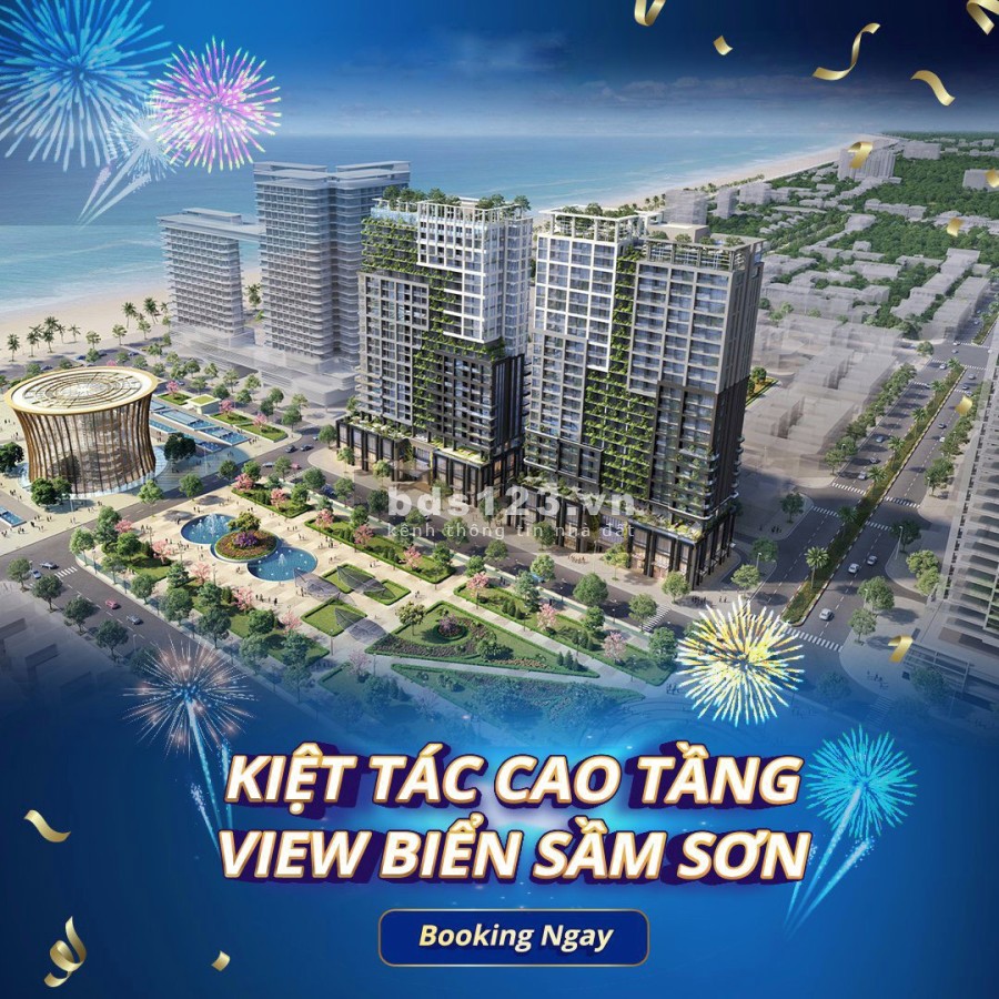 Mở bán Sản phẩm Cao Tầng view biển đầu tiên tại Sầm Sơn, sở hữu lâu dài, giá đầu tư