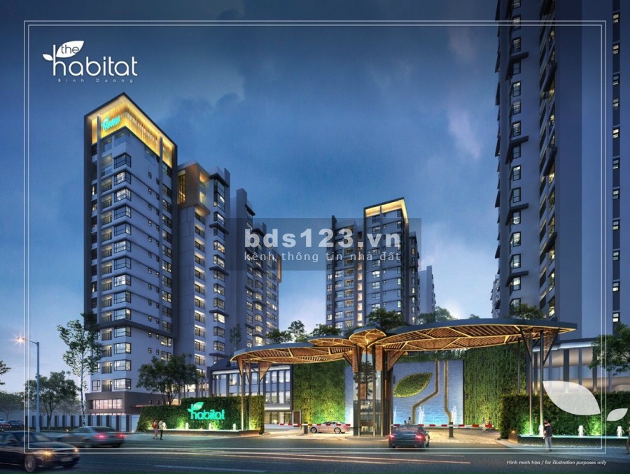 Mở bán căn hộ xanh nhất Thuận An The Habitat Bình Dương tiện ích đẳng cấp, bàn giao ngay