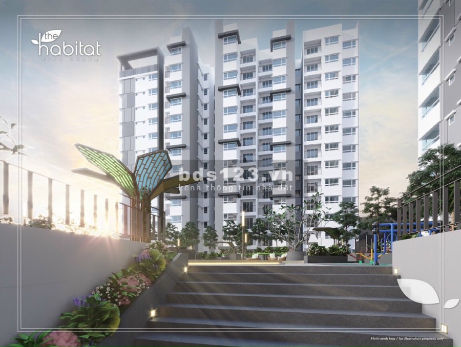 Mở bán căn hộ xanh nhất Thuận An The Habitat Bình Dương tiện ích đẳng cấp, bàn giao ngay