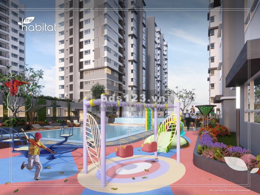 Mở bán căn hộ xanh nhất Thuận An The Habitat Bình Dương tiện ích đẳng cấp, bàn giao ngay