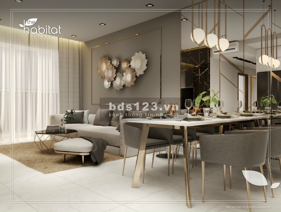 Mở bán căn hộ xanh nhất Thuận An The Habitat Bình Dương tiện ích đẳng cấp, bàn giao ngay