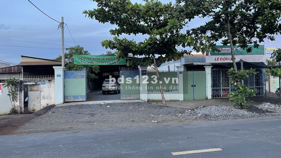 Cho thuê nhà xưởng 1000m2 mặt tiền đường Bùi Thanh Khiết