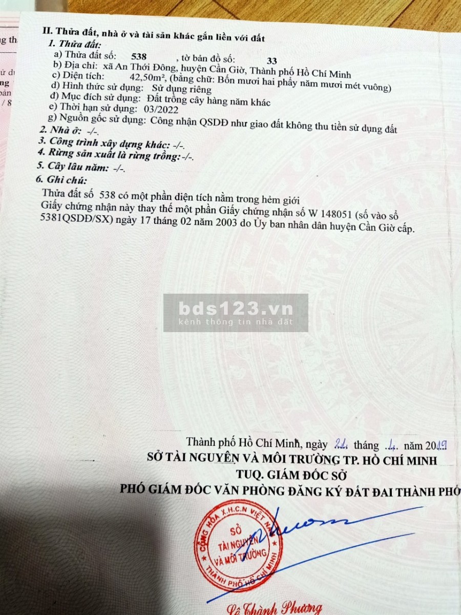 Cần bán gấp đất sạch đẹp, sổ hồng chính chủ, giá đầu tư sinh lời, thương lượng chính chủ