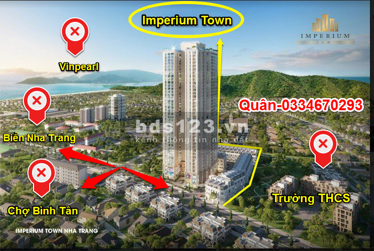 +1 IMPERIUM TOWN NHA TRANG - Căn hộ sở hữu lâu dài - Vị trí đắc địa giá CDT