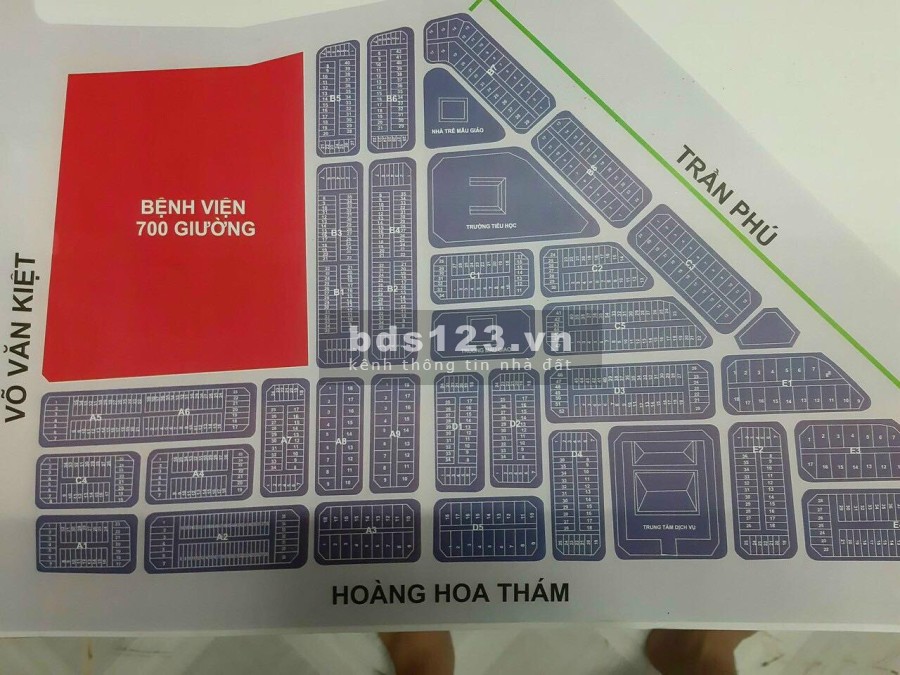 Bán đất MT Kha Vạn Cân, Phường Long Tâm, thành phố Bà Rịa giá tốt đầu tư, lhcc