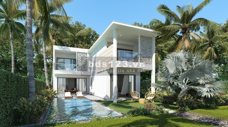 Biệt thự mặt tiền biển Banyan Tree Hồ Tràm 384 m2, bàn giao full nội thất, Dual Key_ LH 0936122125