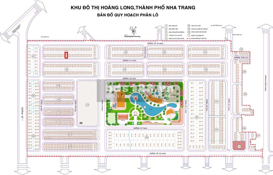 Cần bán lô đất khu đô thị Hoàng Long - Nha Trang, liên hệ 0935.985.369 giá bán 3.5 tỷ