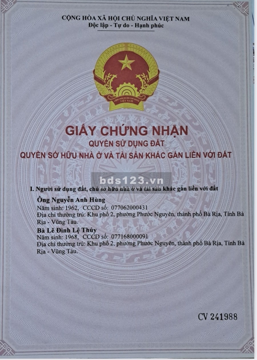 Chính chủ bán gấp giá tốt hơn 16000m2 đất tại Phú Mỹ - BR Vũng Tàu