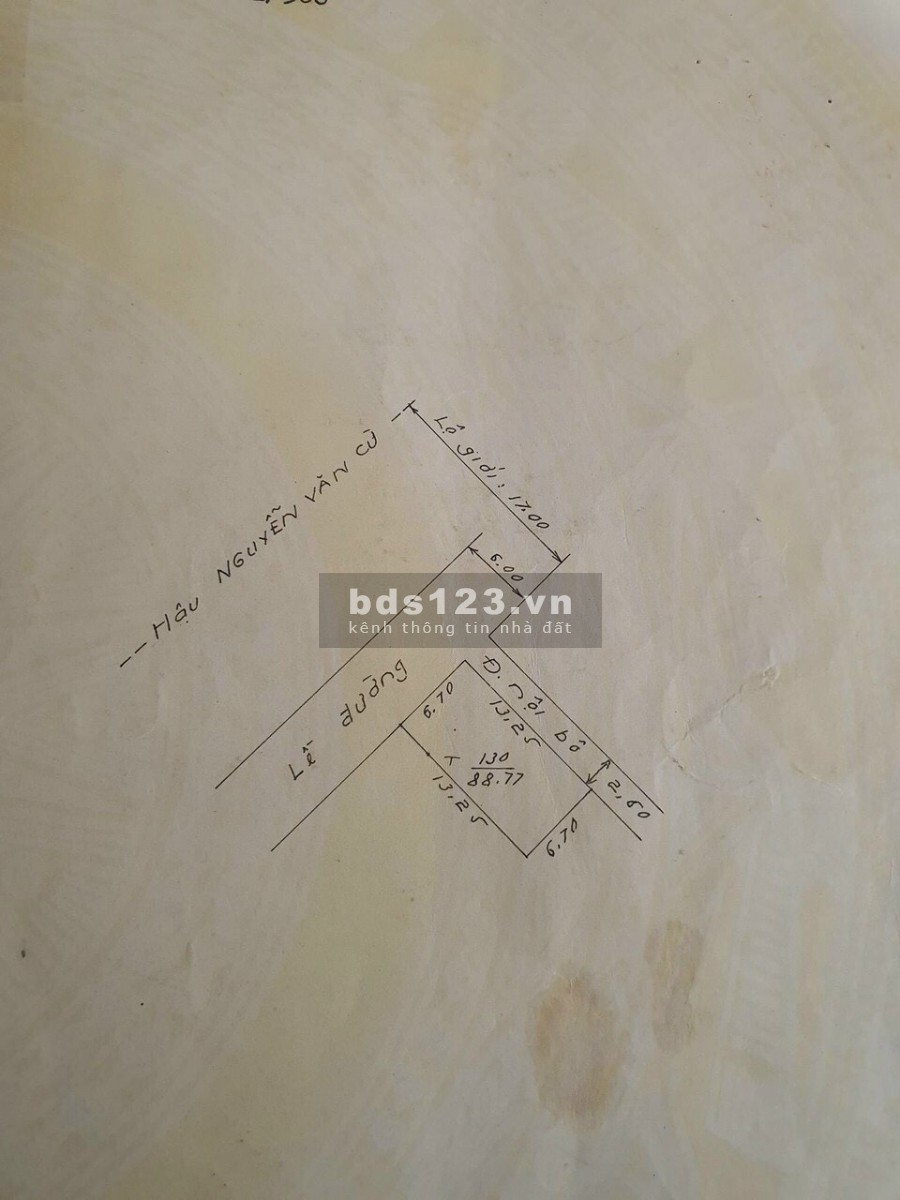 Nhà nguyên căn mặt tiền thổ cư 100% Nguyễn Văn Cừ nối dài giá bán đầu tư sinh lời cao