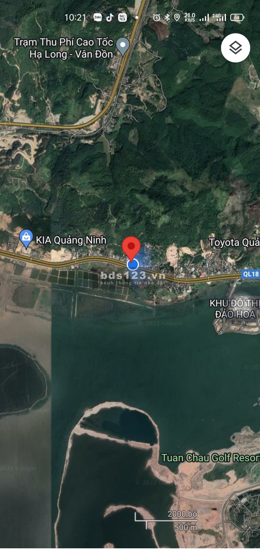 Bán đất khu đối diện dự án Hạ Long Xanh diện ích 593m2, giá bán 50 triệu/m2, sổ sẵn