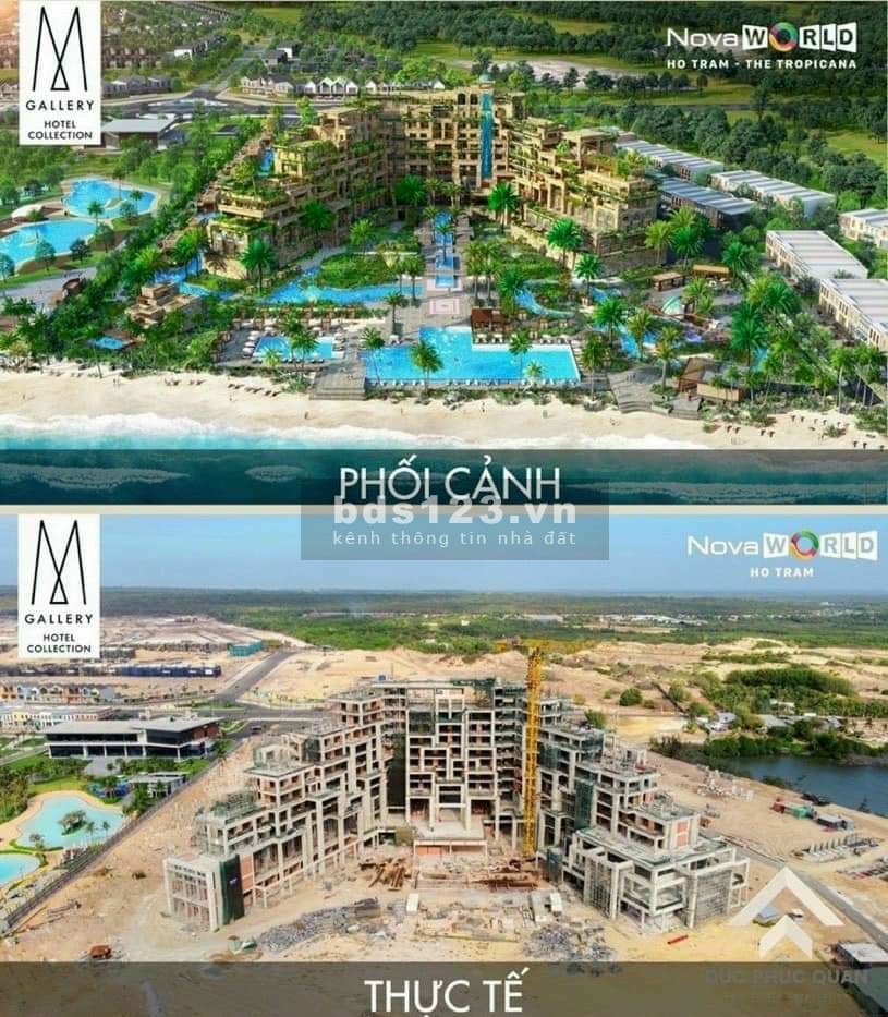 Shophouse trục đường biển 45 mét Novaworld Hồ Tràm ngân hàng hỗ trợ, giá tốt