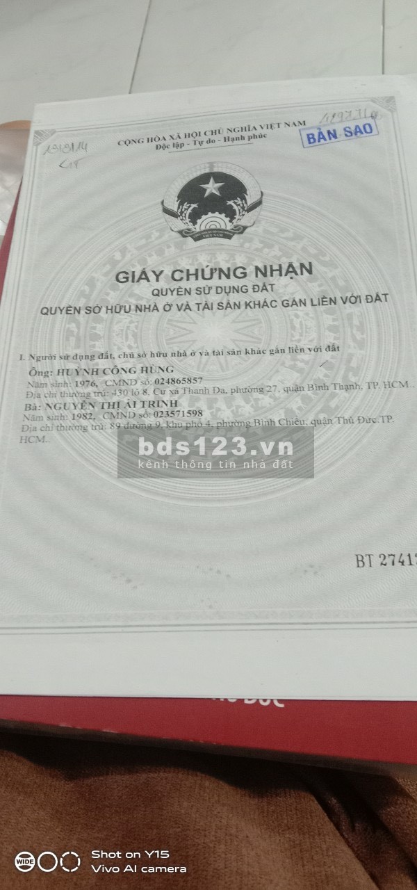 Cần bán gấp nhà mặt tiền đường số 35 Linh Đông Thủ Đức liên hệ 0706226288