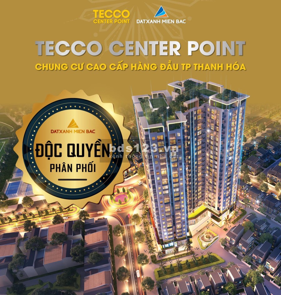 Cần bán căn hộ chung cư cao cấp Tecco Center Point Thanh Hóa liên hệ 0941818562